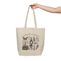 Curiosity Cabinet Canvas Tote | Vintage Microscope, Butterflies & Botanicals