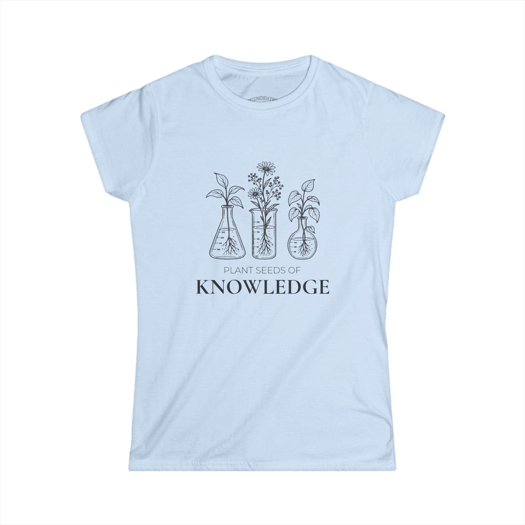 Plant Seeds of Knowledge Shirt | Science Teacher T-Shirt | Biology Teacher Gift | Botanical Teacher Tee | Cute Science Teacher Shirt